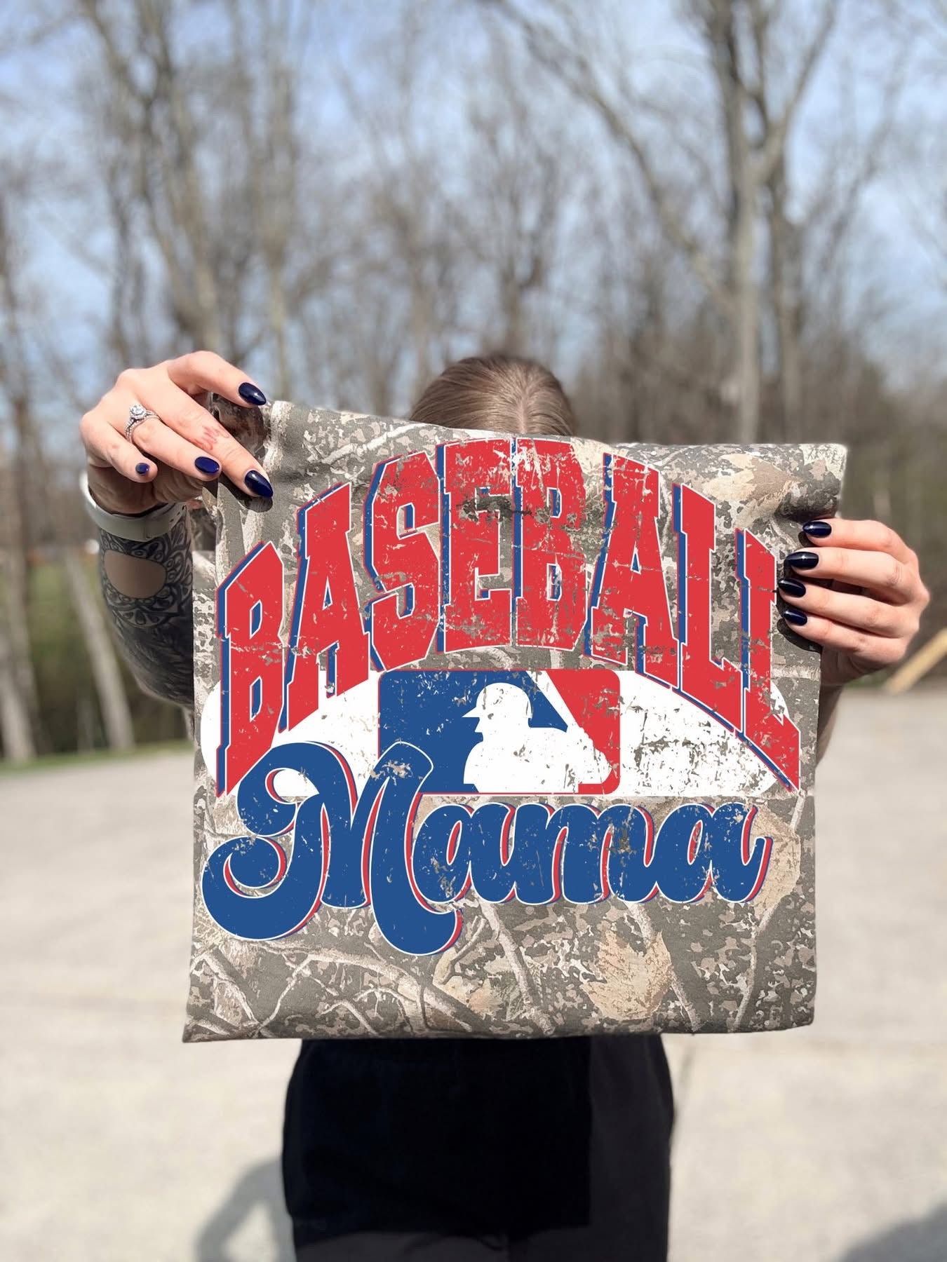 Baseball deadwood camo