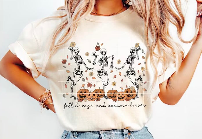 Fall Breeze and autumn leaves