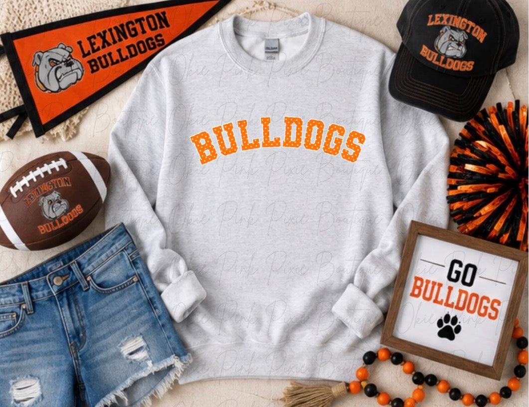 Bulldogs Polka Dots