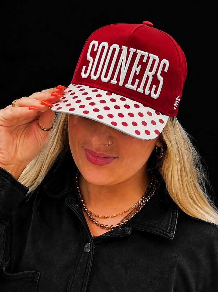 OU Polka Dot Hat
