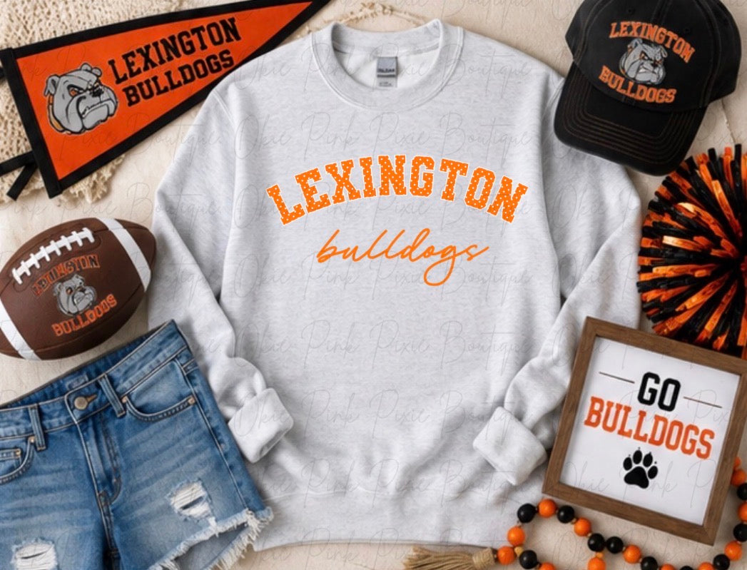 Lexington Bulldogs Polka Dots