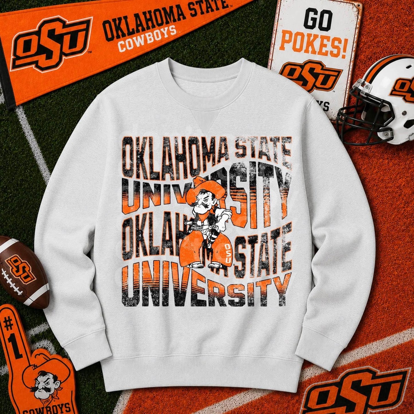 Wavy Oklahoma State Graphic Tee_Youth