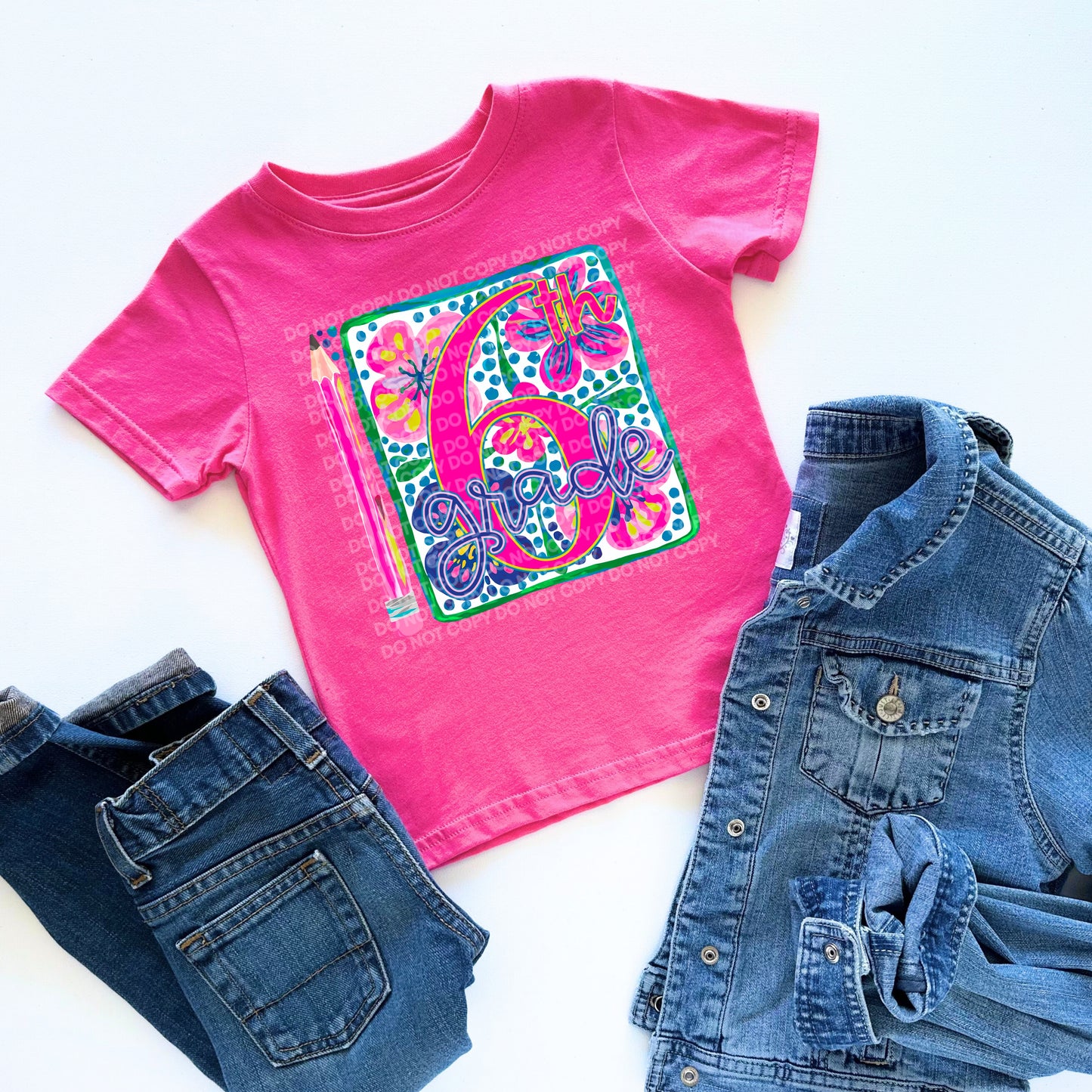 Bright Floral Back to School