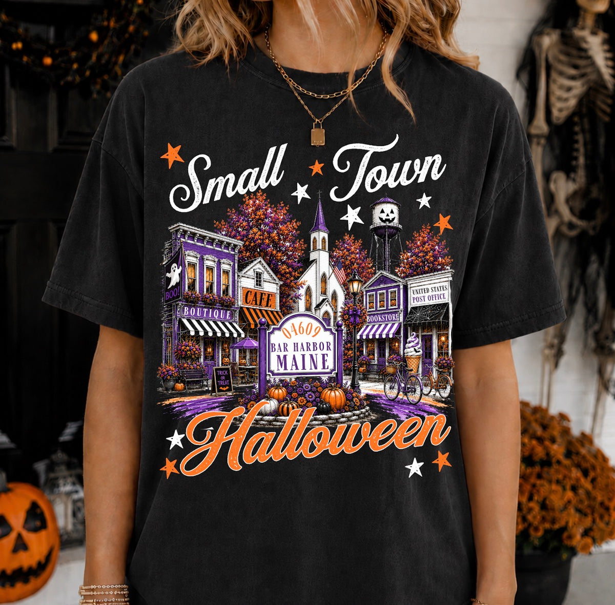 Small town Halloween customizable