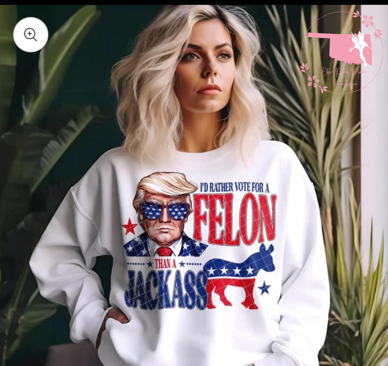 I’d Rather vote for felon shirt