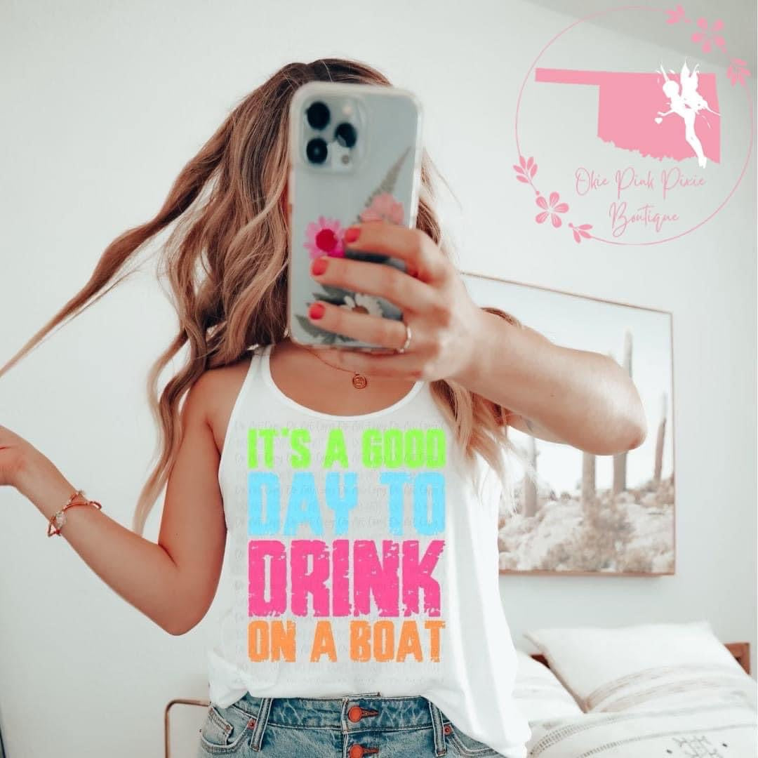 It’s a good day to drink on a boat