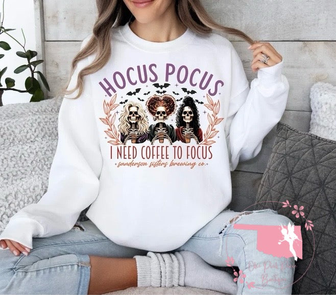 Hocus Pocus I need Coffee to Focus