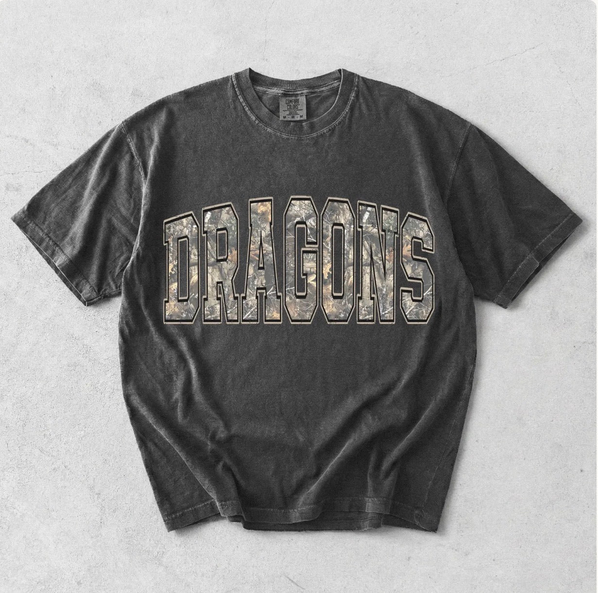 Custom Washed Camo Mascot