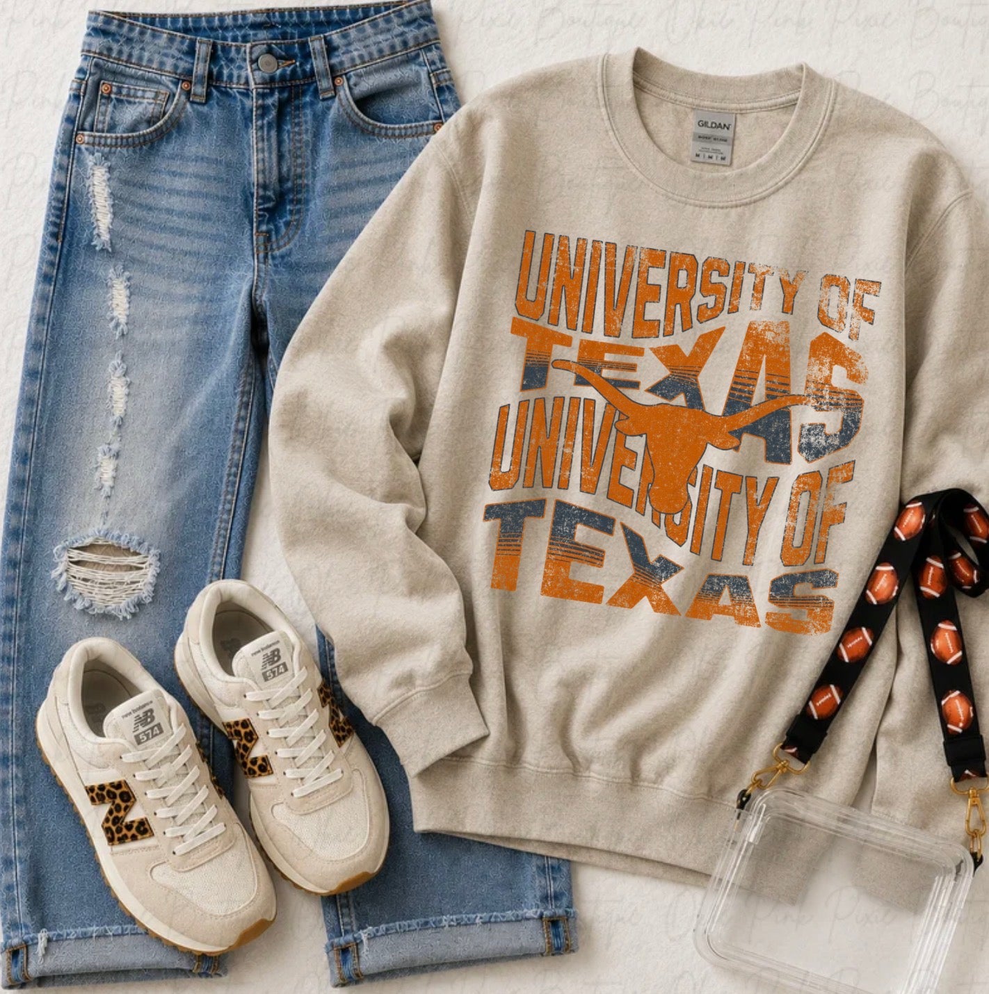 Wavy Texas Longhorns