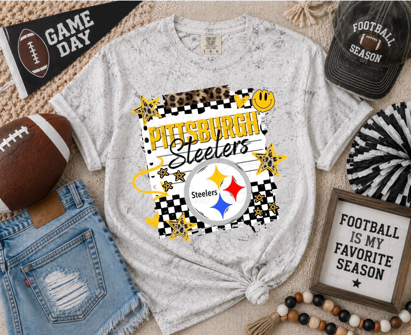 Doodle Game Day Steelers