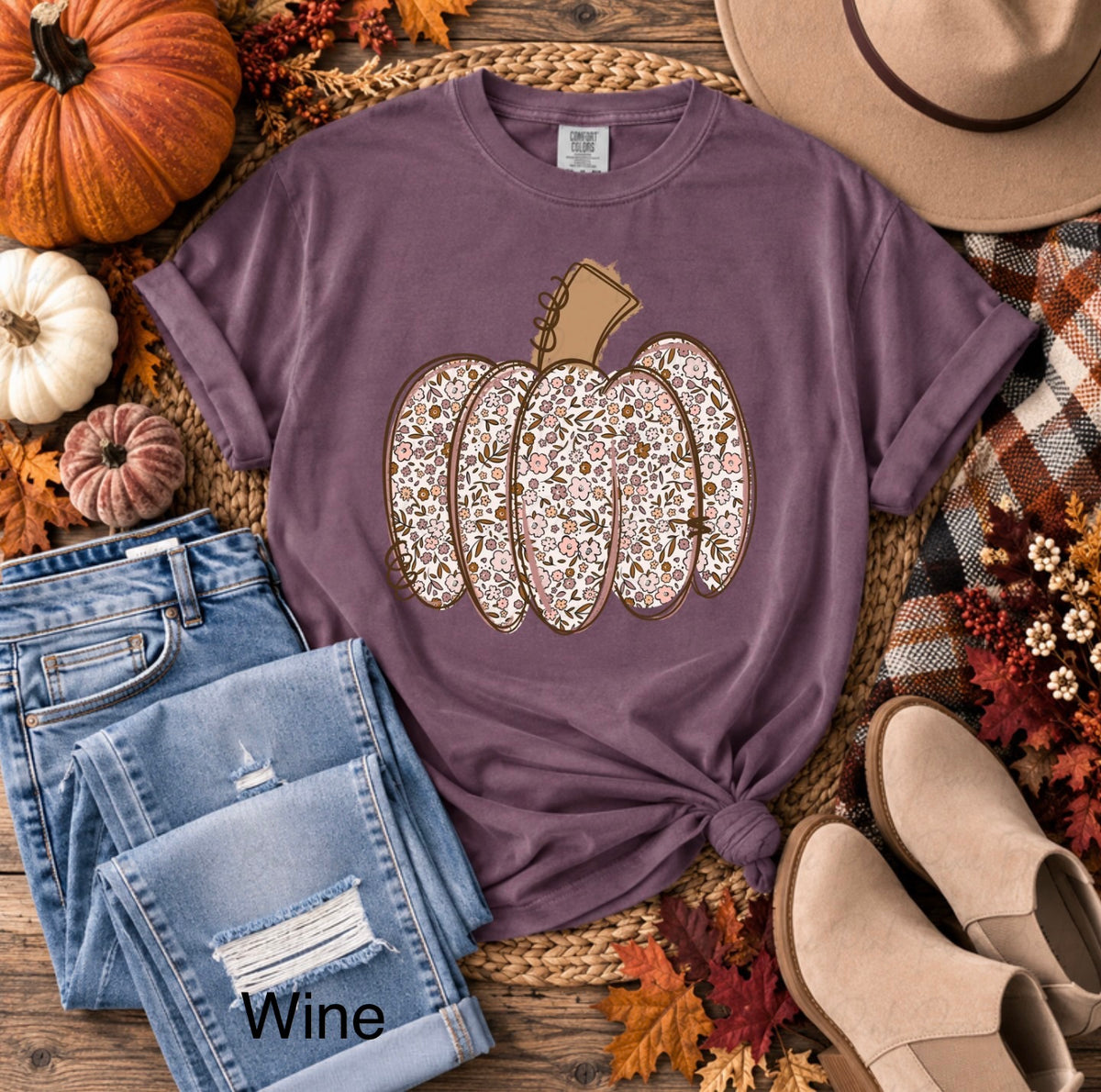 Floral Pumpkin