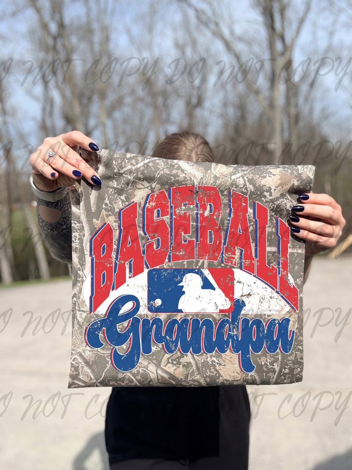 Baseball deadwood camo