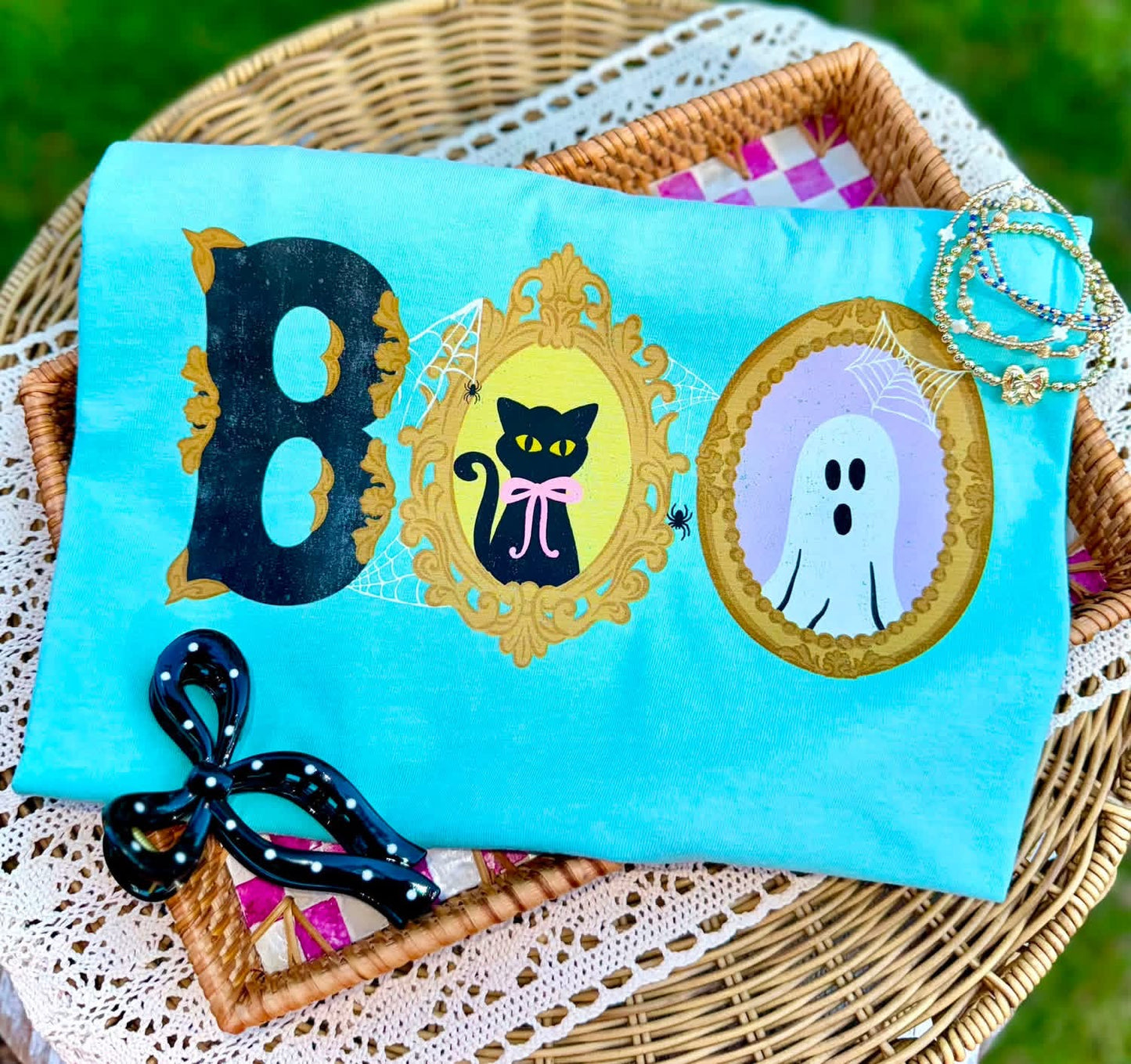 Boo with Cat Frame