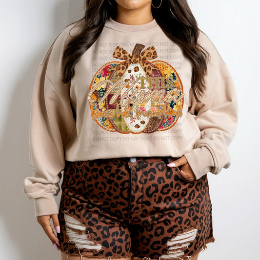 This Mama loves her pumpkins