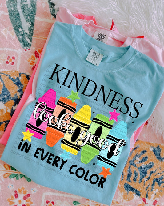Kindness look good in every color