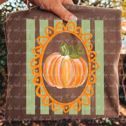 Frame Colorful pumpkin