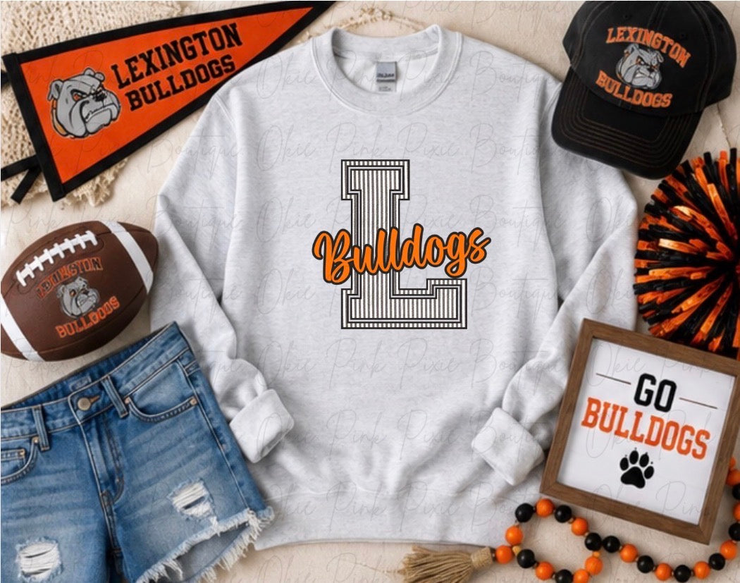 Striped L Bulldogs