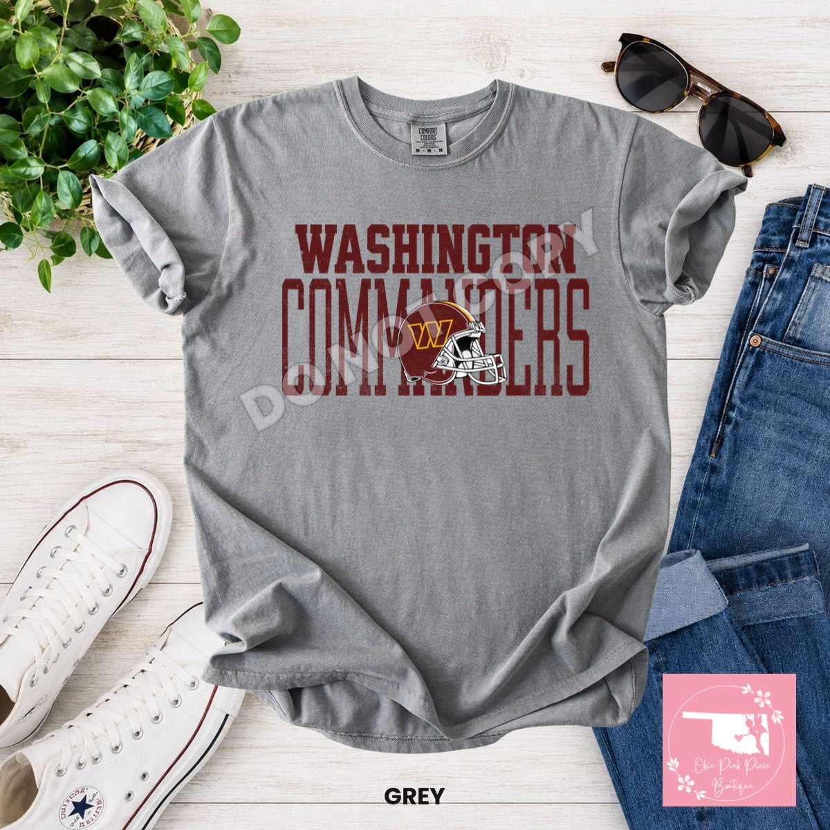 Commanders Tall Font