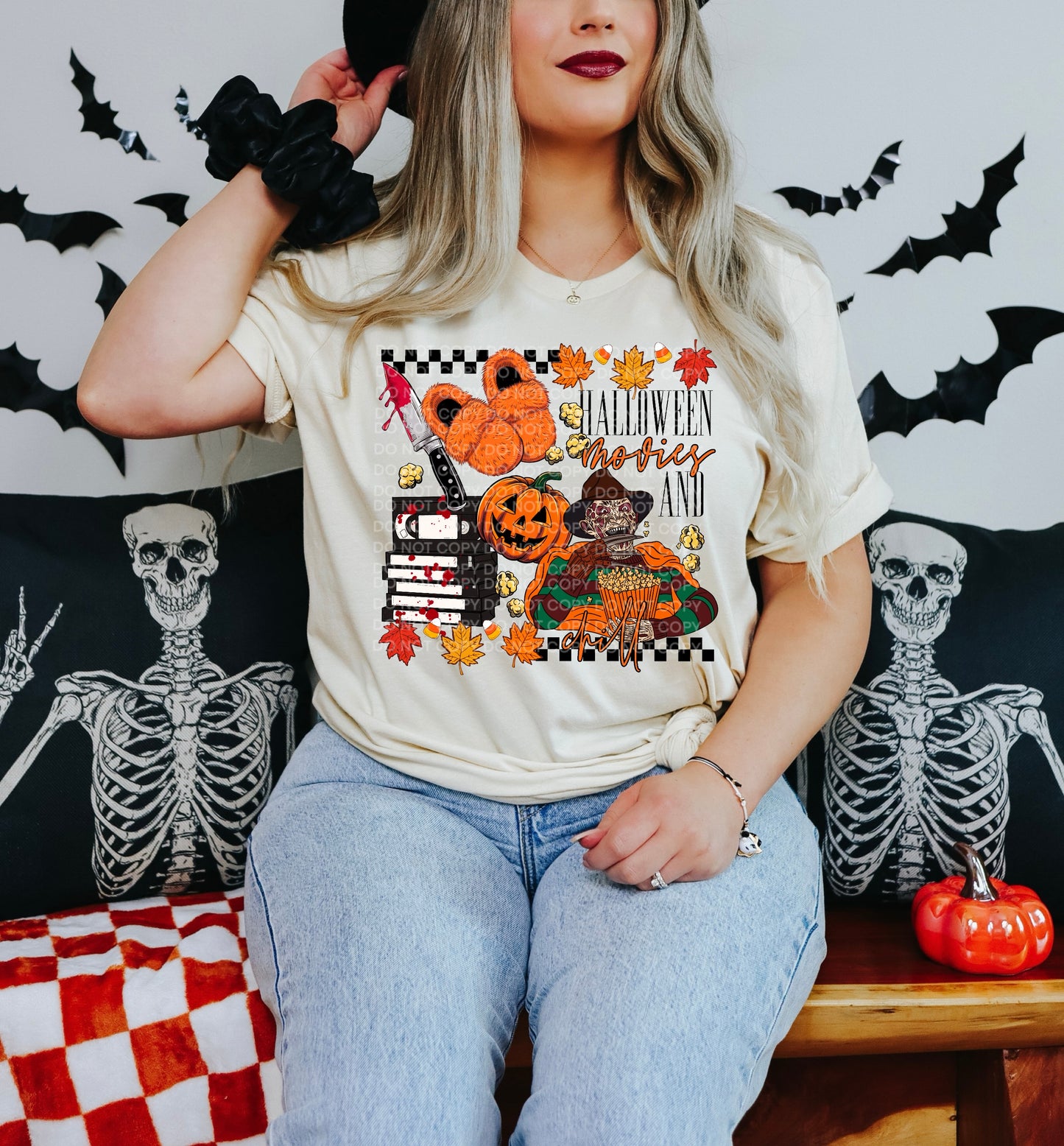 Halloween movies and chill