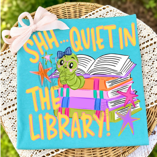 Shh…quiet in the library