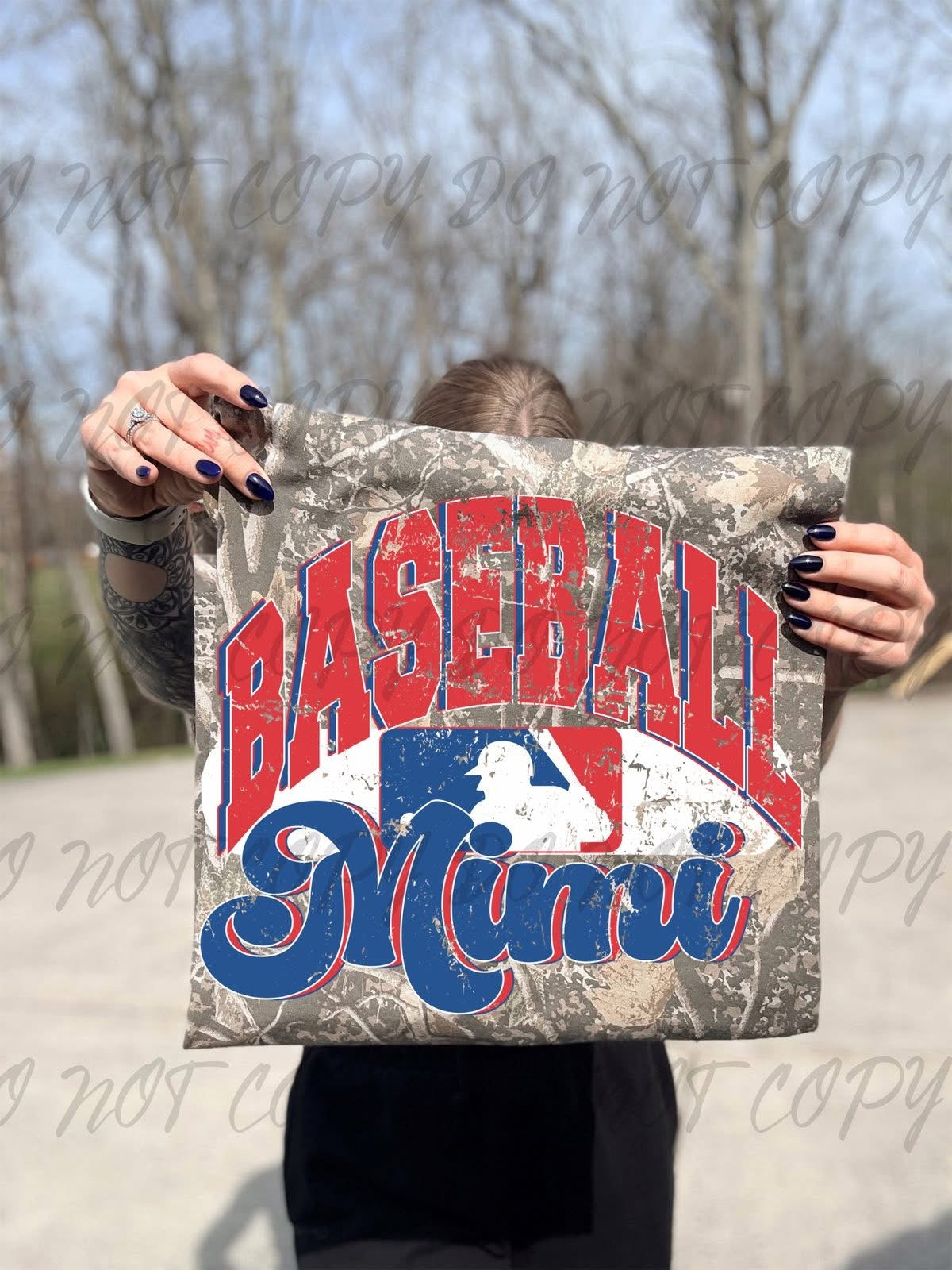 Baseball deadwood camo