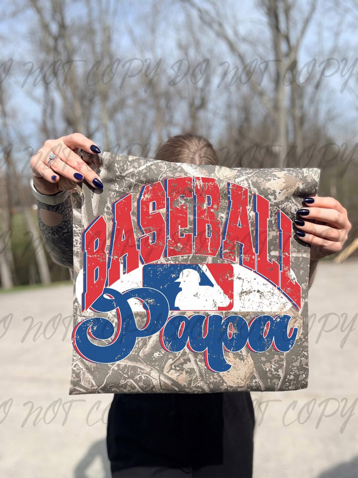 Baseball deadwood camo