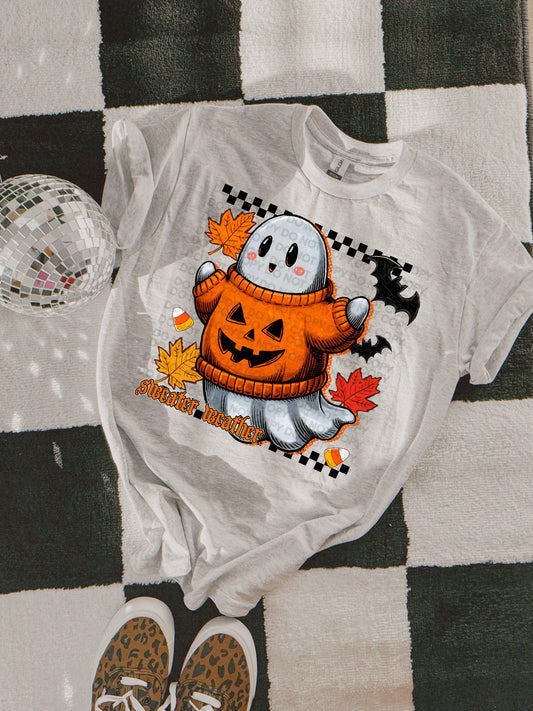 Pumpkin Sweater Ghost