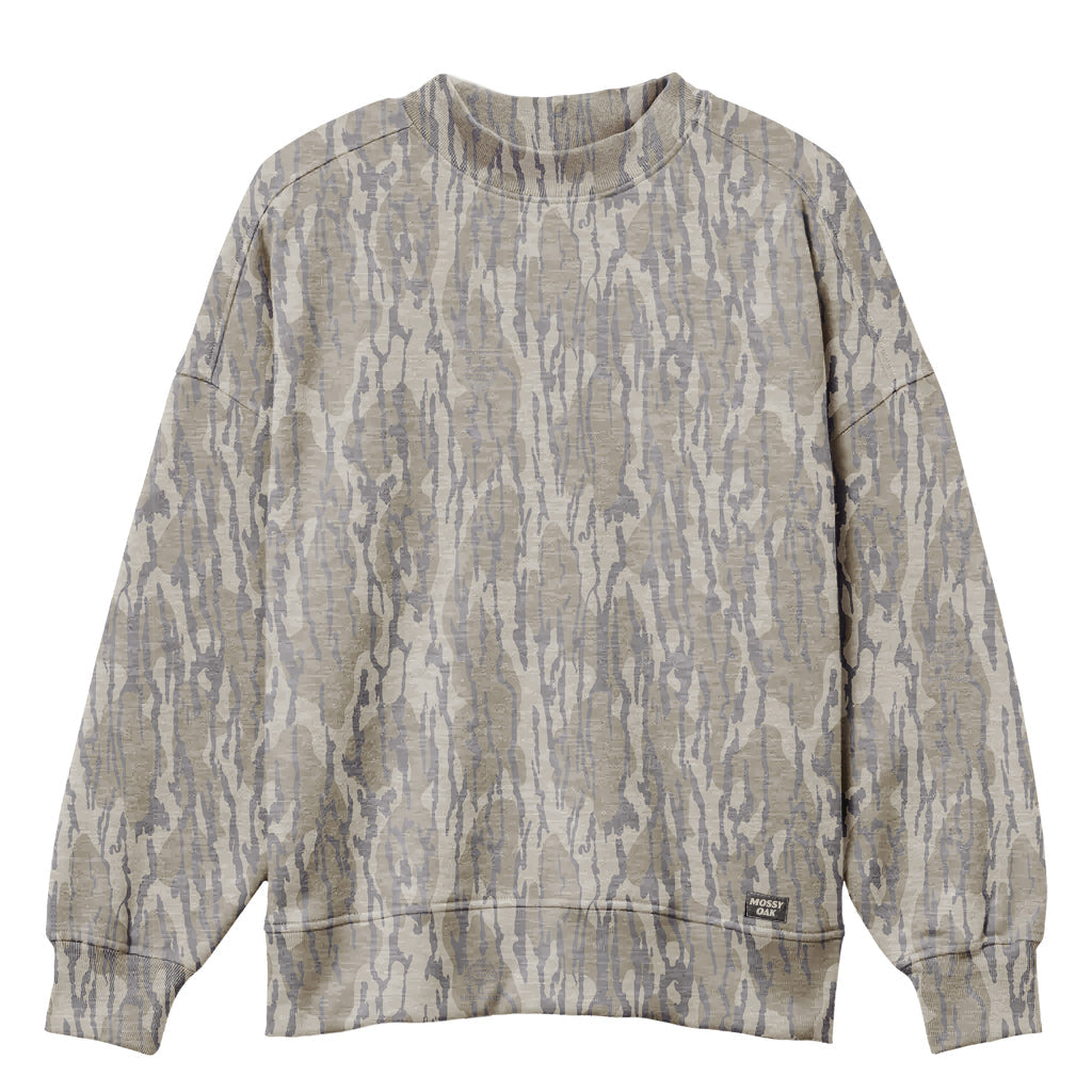 NEW RELEASE -COTTON MILL WASHED OUT MOCKNECK SWEATSHIRT