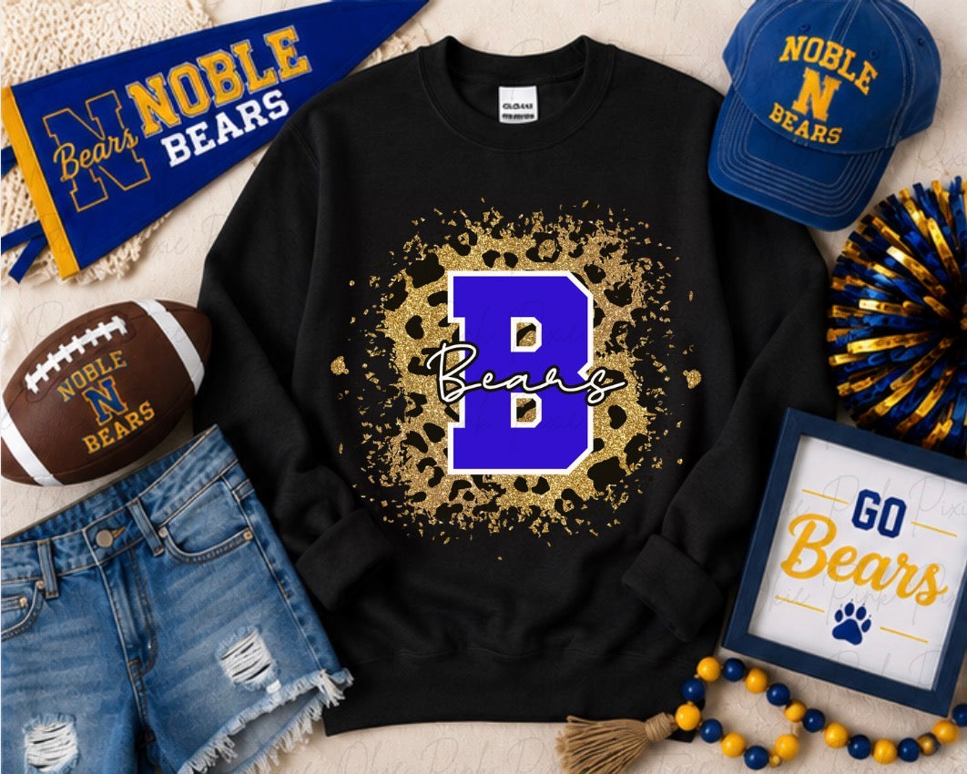 Splatter Animal Print Bears
