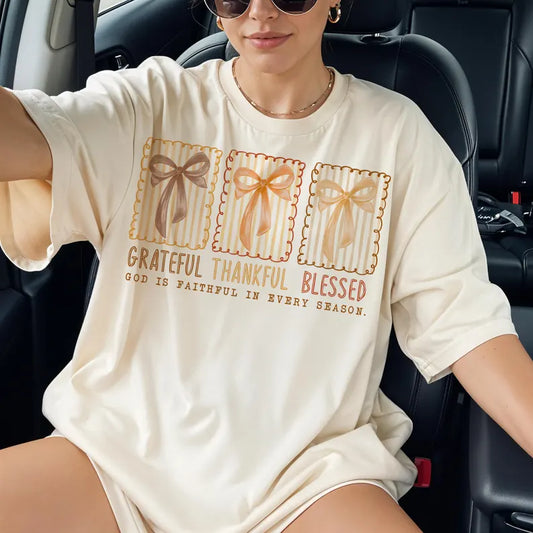 Grateful Thankful Blessed