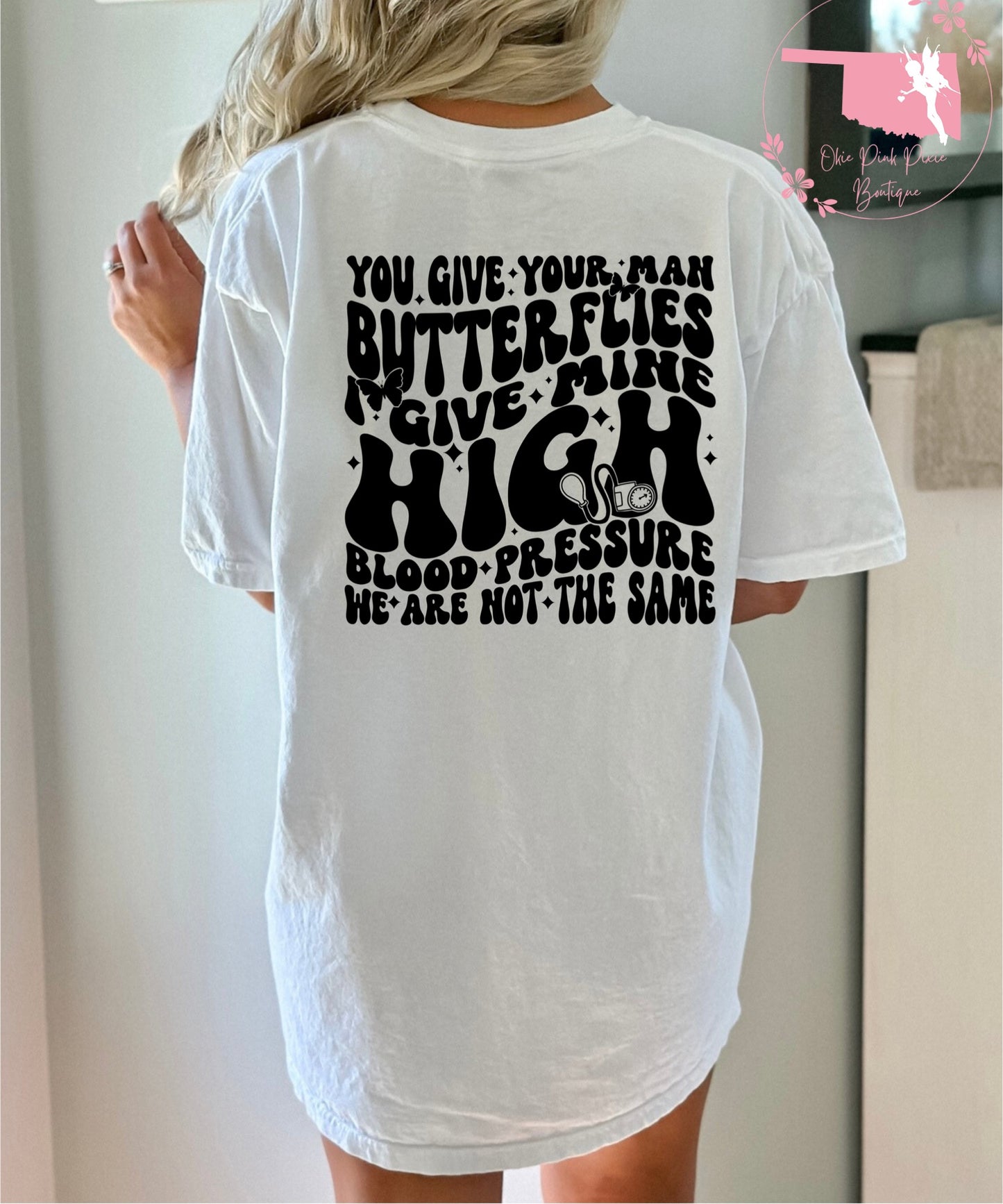 You give your man butterflies I give mine high blood pressure we are not the same