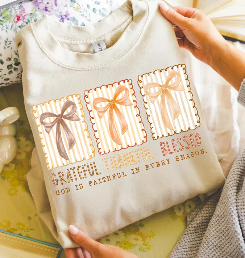 Grateful Thankful Blessed