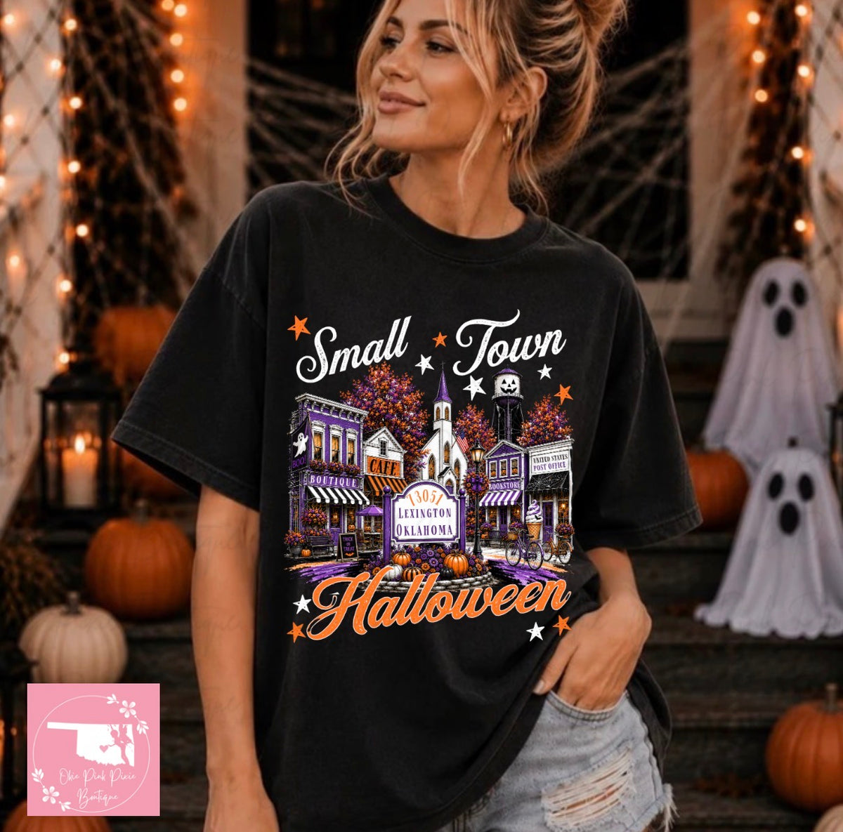 Small town Halloween customizable