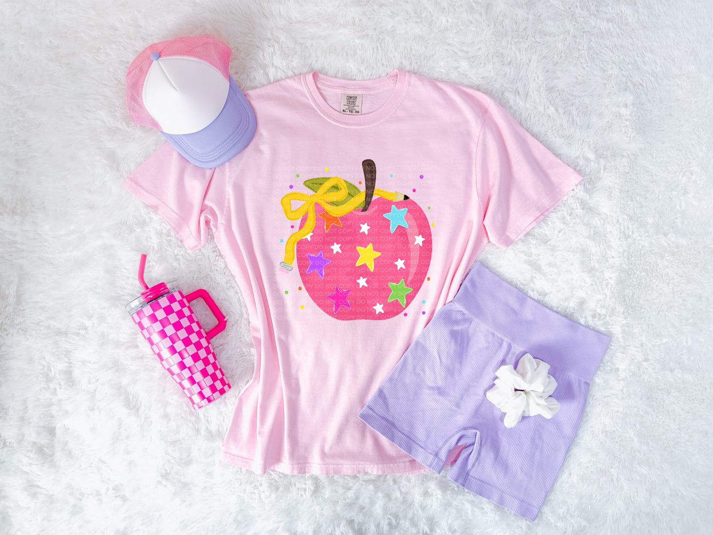 Pink apple