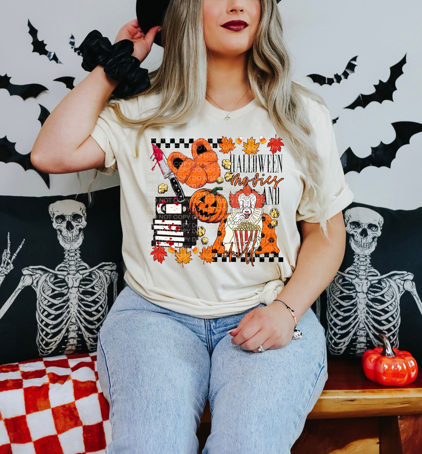 Halloween movies and chill