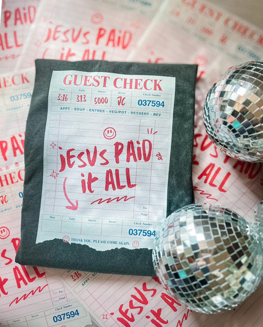 Jesus Paid it All