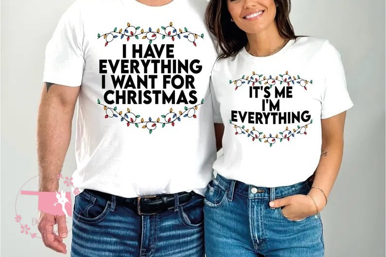 I have everything I want for Christmas