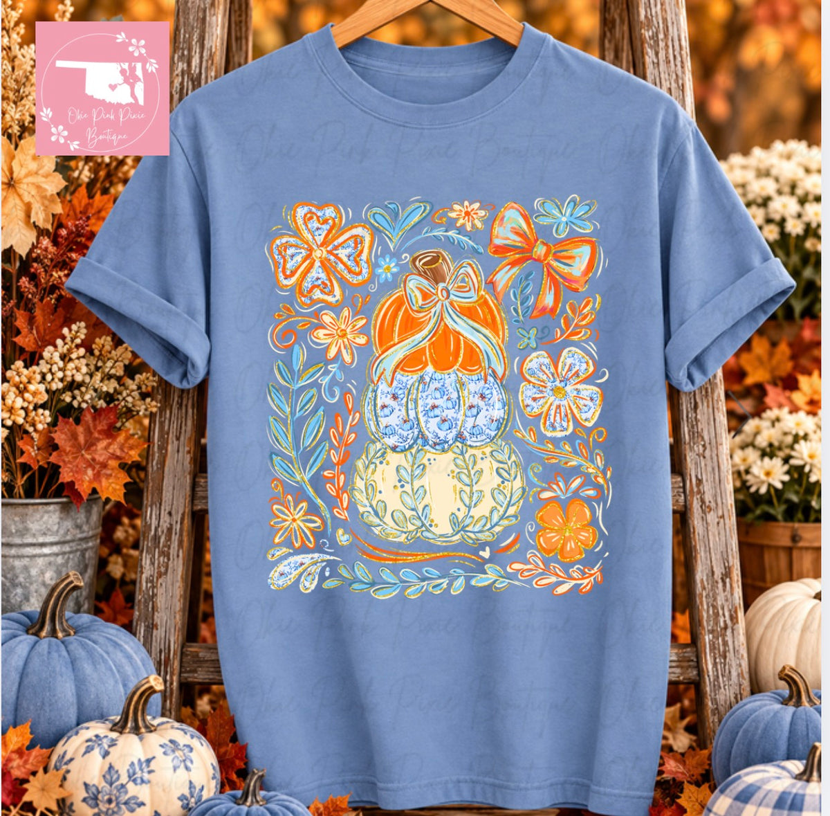 Floral Pumpkin