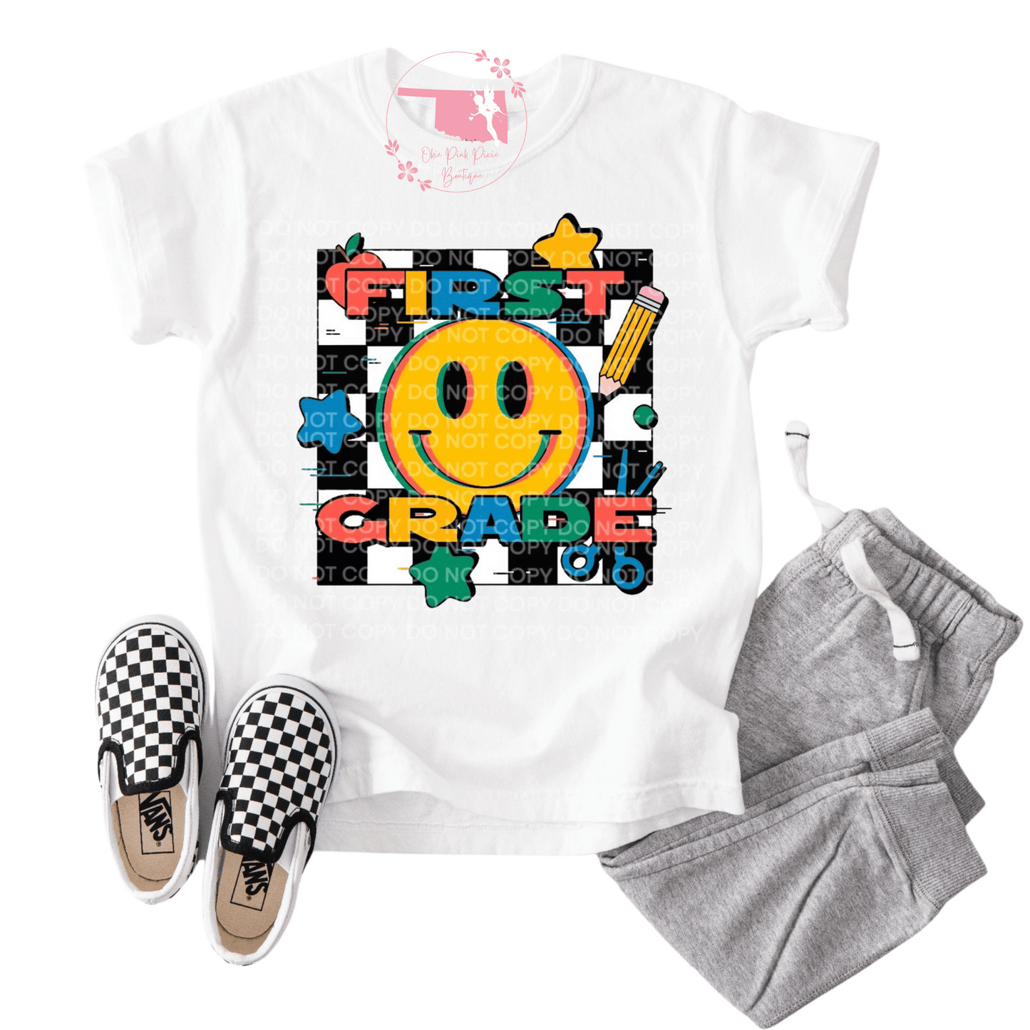 Back to School Checkered