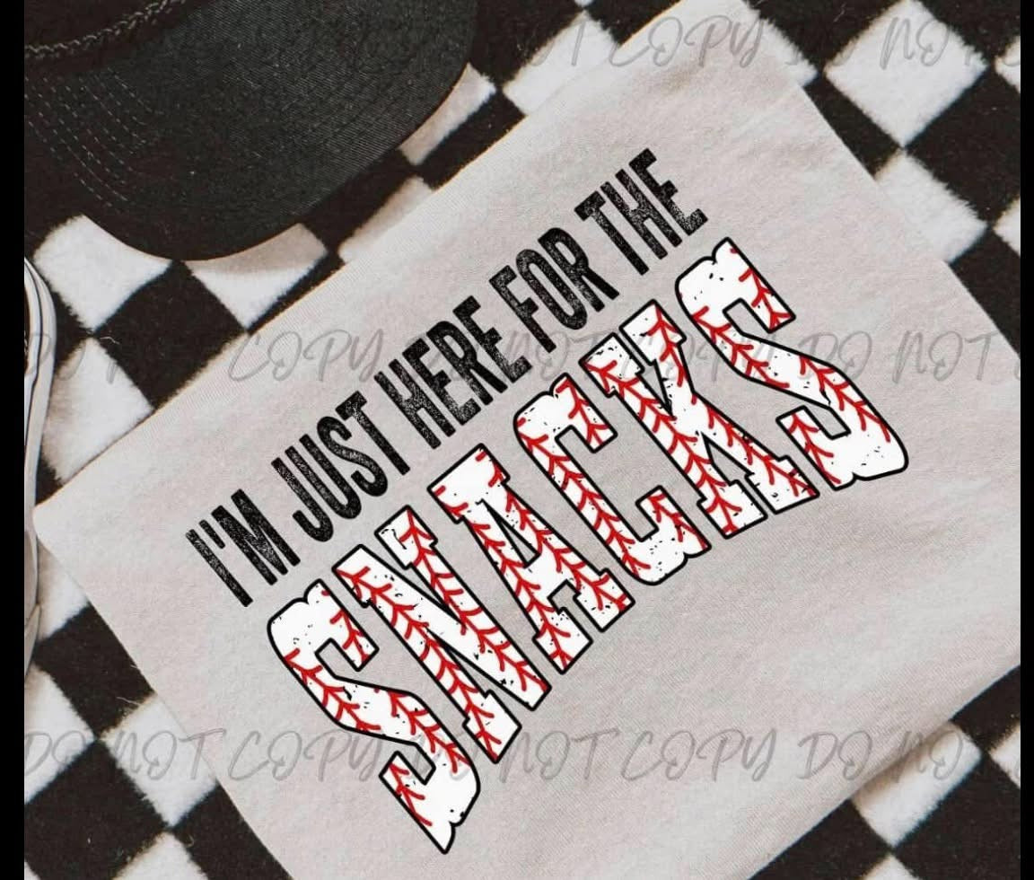 Im just here for the snacks