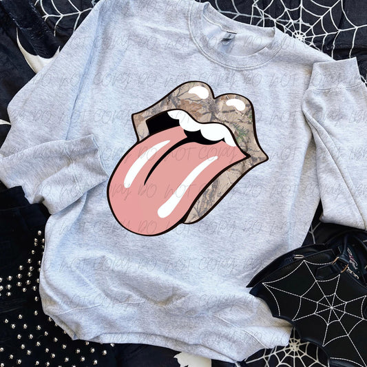Camo Rolling Stone Tongue