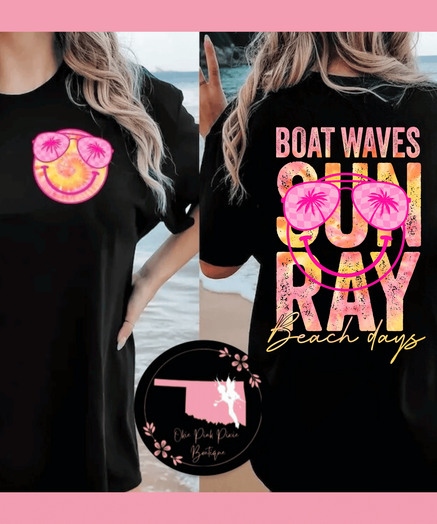Boat Waves, Sun Rays, Lake Days Or Beach Days