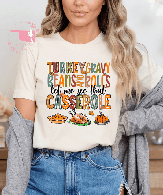 Turkey Gravy Beans & Roll Let me see that casserole