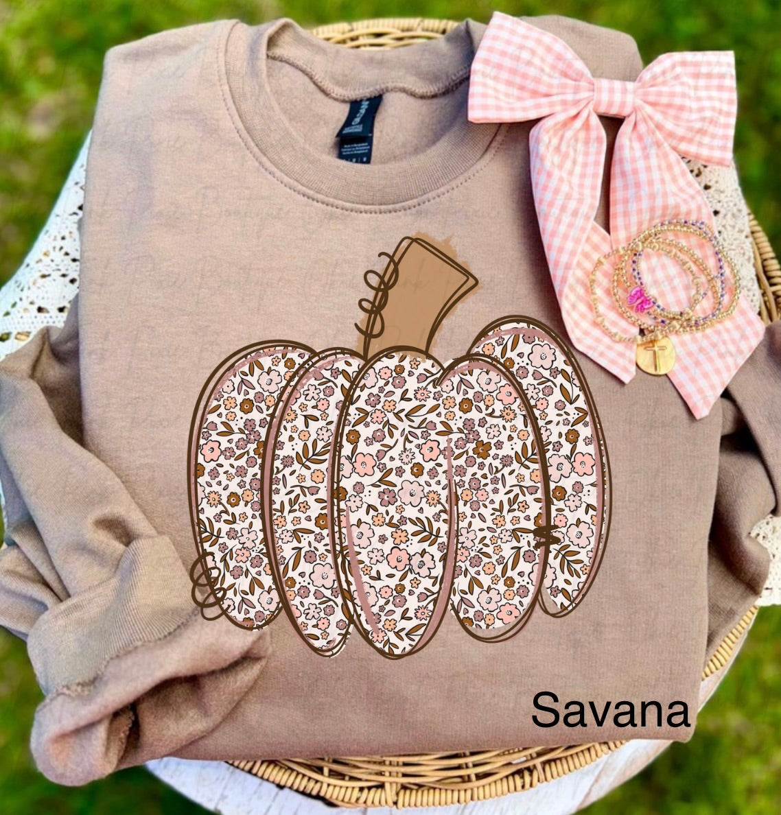 Floral Pumpkin