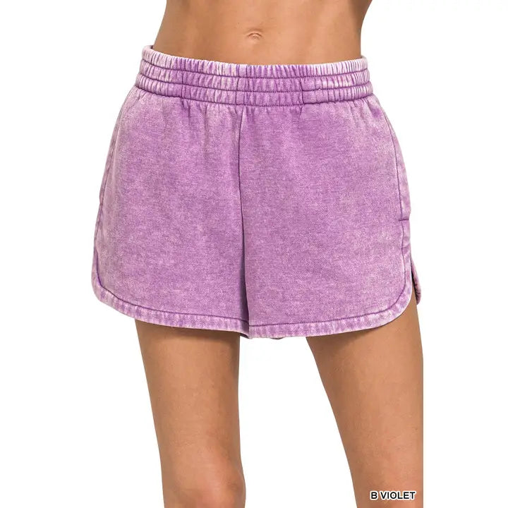 Fleet Shorts Acid Wash