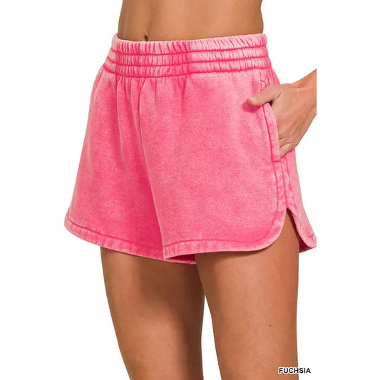 Fleet Shorts Acid Wash