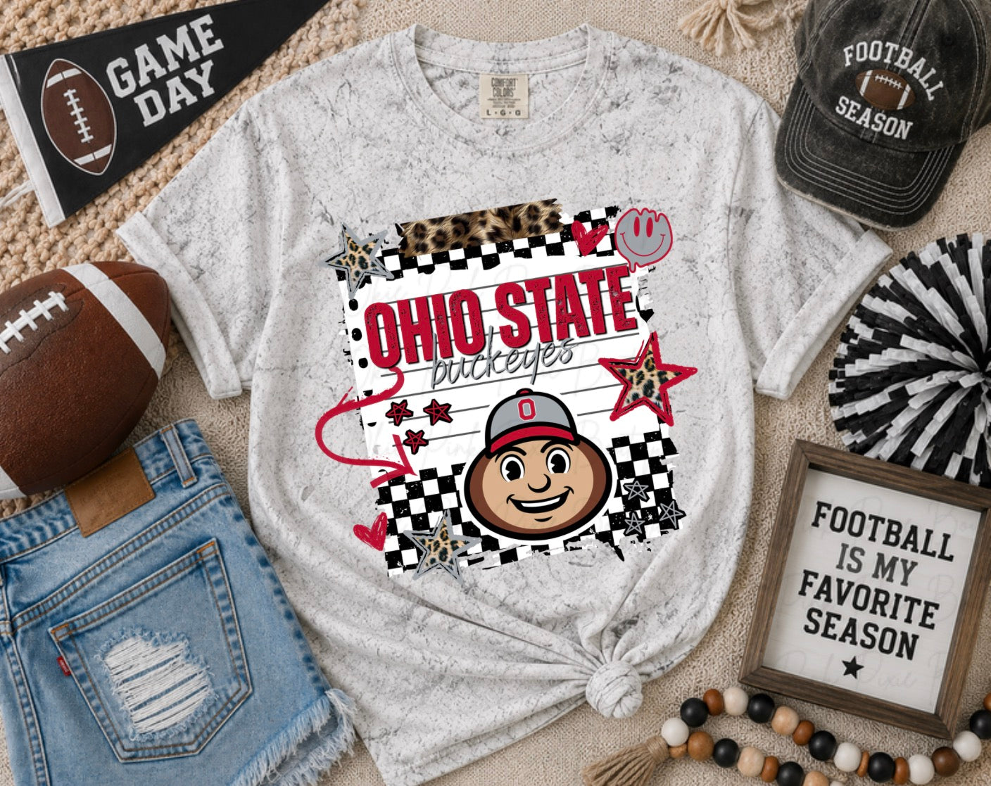 Game Day Doodle Buckeyes