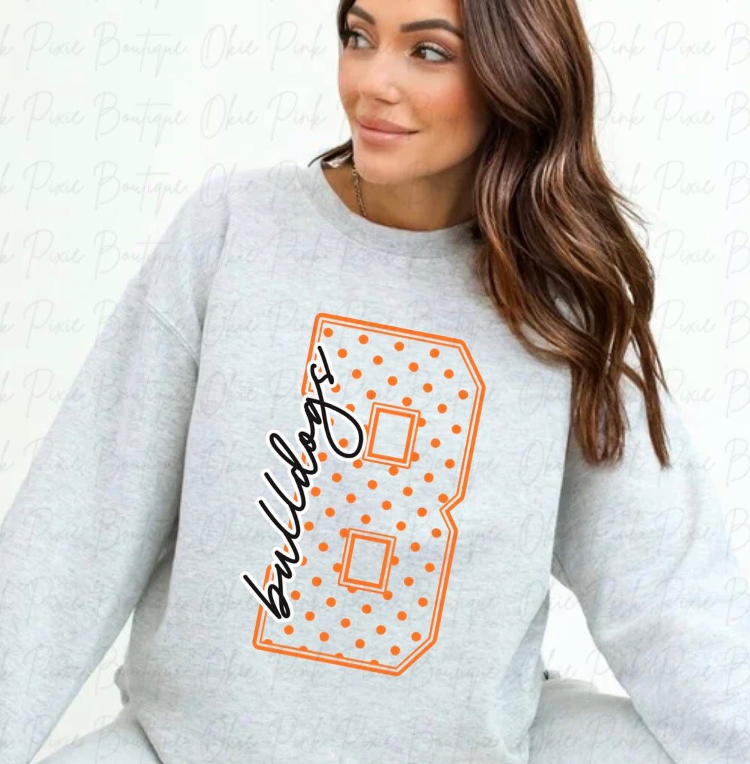 Customizable Polka Dot Mascot