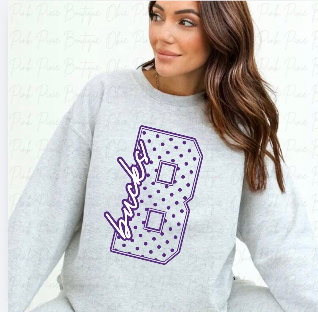 Customizable Polka Dot Mascot