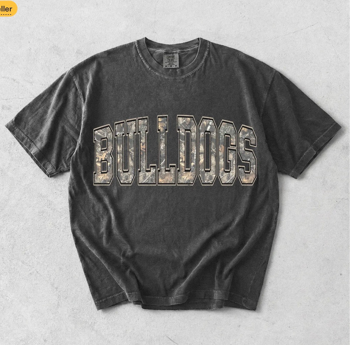 Custom Washed Camo Mascot